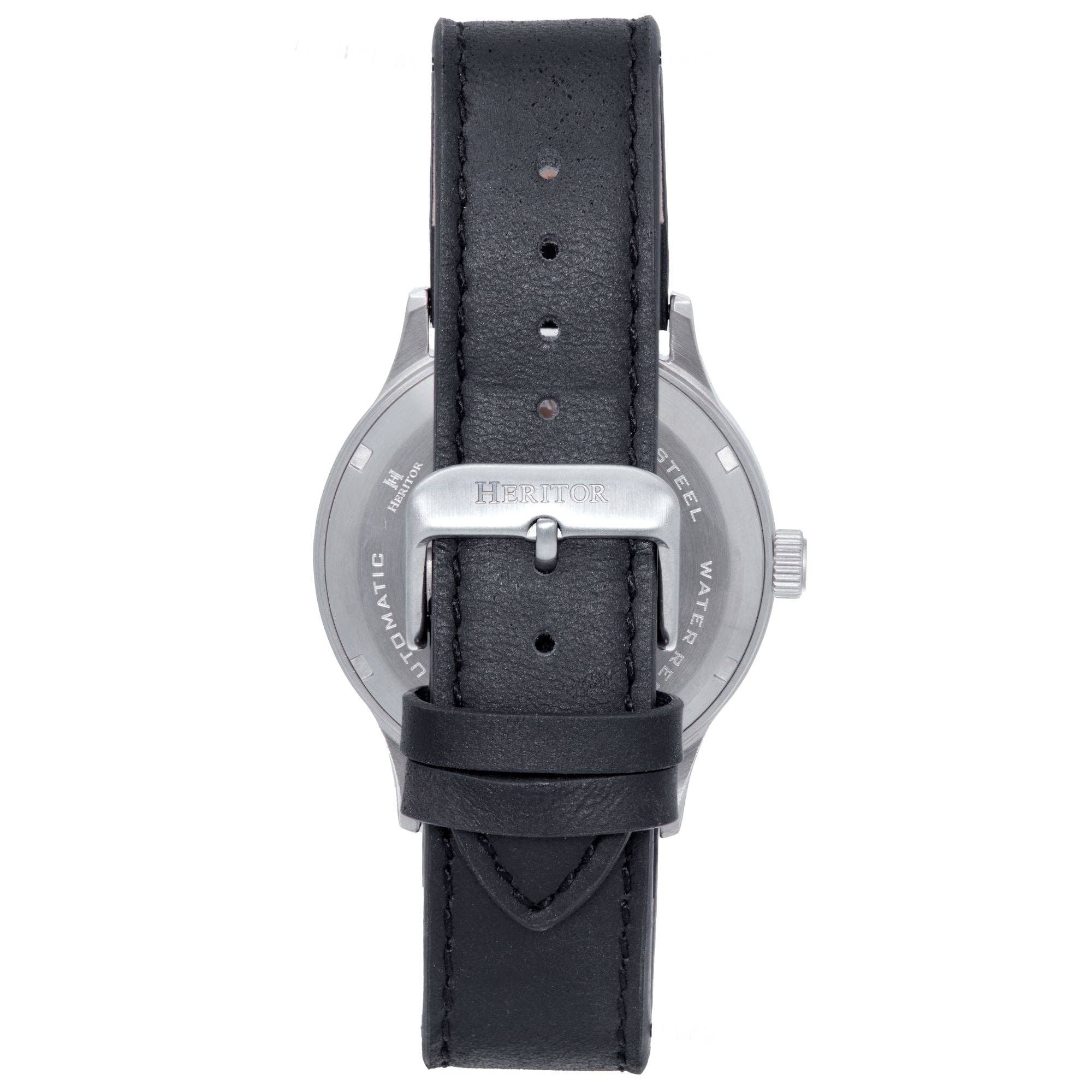 Heritor Automatic – Relógio de pulso - Homem por atacado – Relógio Heritor Automatic Dayne Semi-skeleton com Pulseira de Couro6