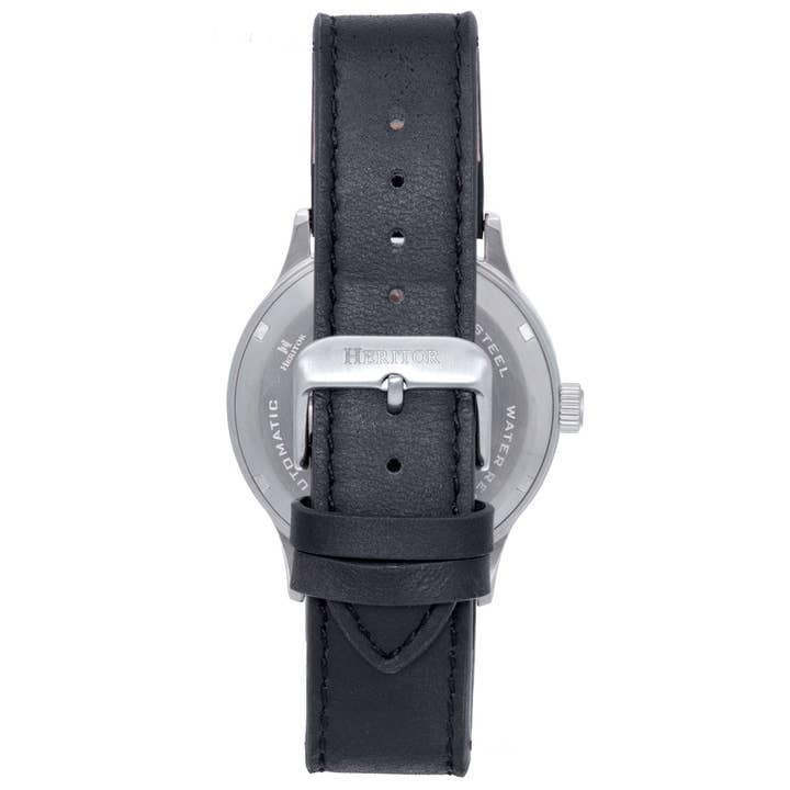 Heritor Automatic – Relógio de pulso - Homem por atacado – Relógio Heritor Automatic Dayne Semi-skeleton com Pulseira de Couro6