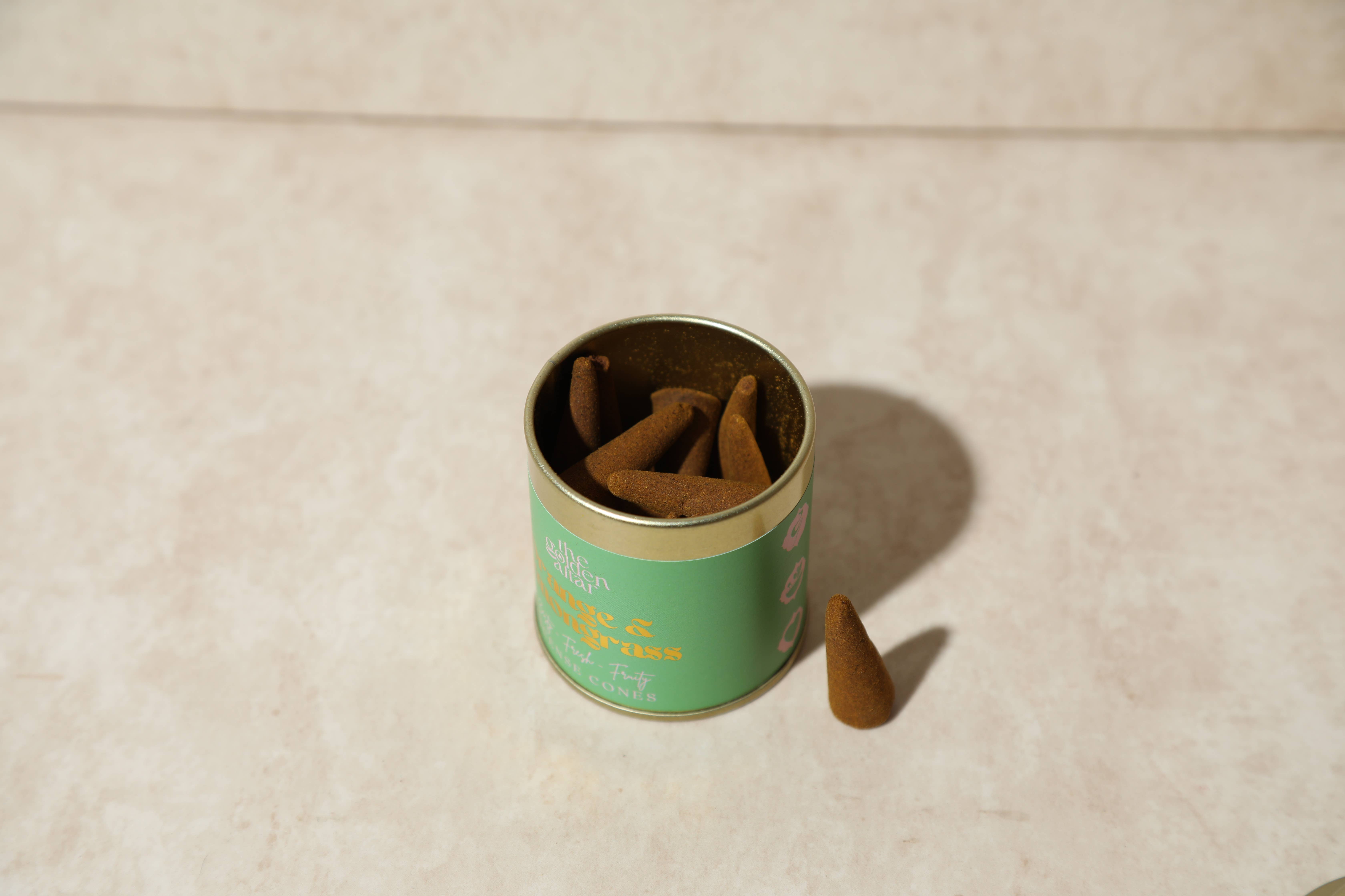 The Golden Altar - Wholesale Incense - Aromatherapy Incense Cones Tin 1
