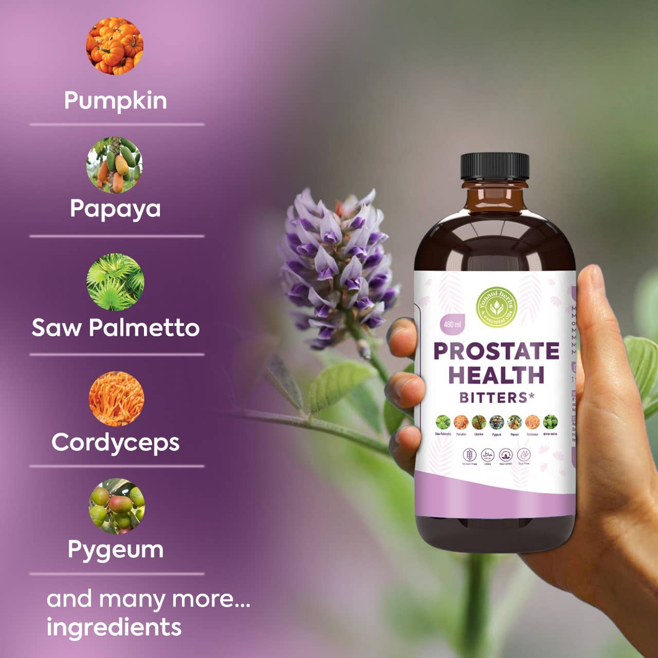 Yunani Herbs & essential Oils - Wholesale Oral Supplement/Vitamin - Prostate Health living bitters 480mls4