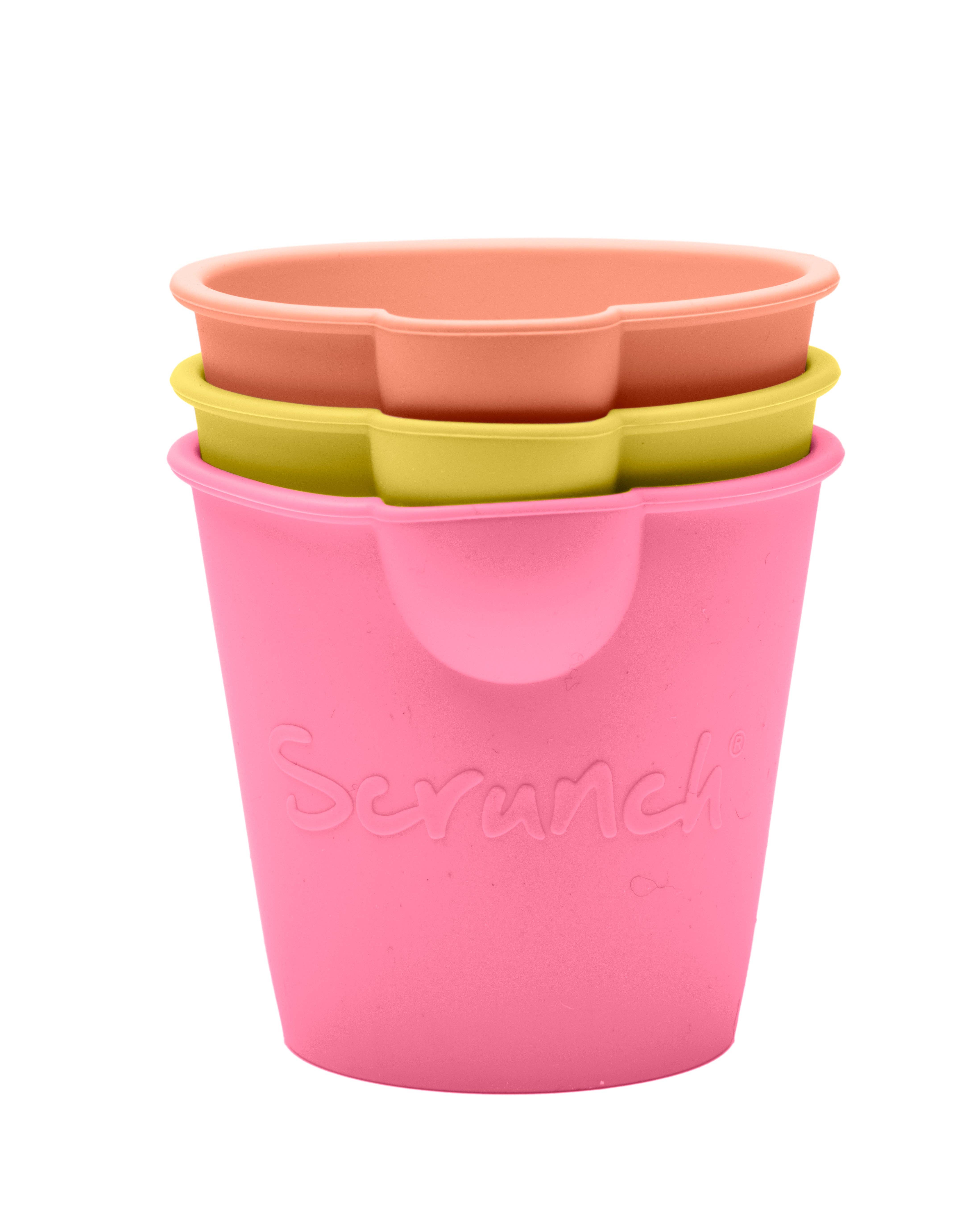 SAL+BE - Wholesale Beach/Pool Toy - Kids & Baby - Scrunch Mini Bucket - Flamingo Pink1