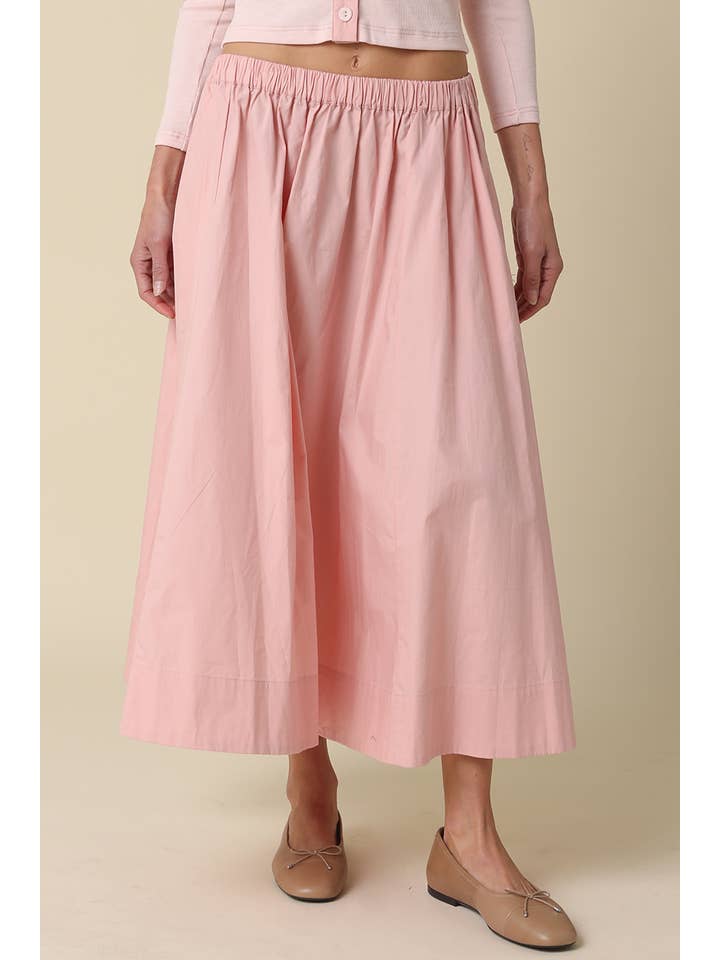 Olivaceous - Vente Jupe – femme - Jupe longue plissée Sasha