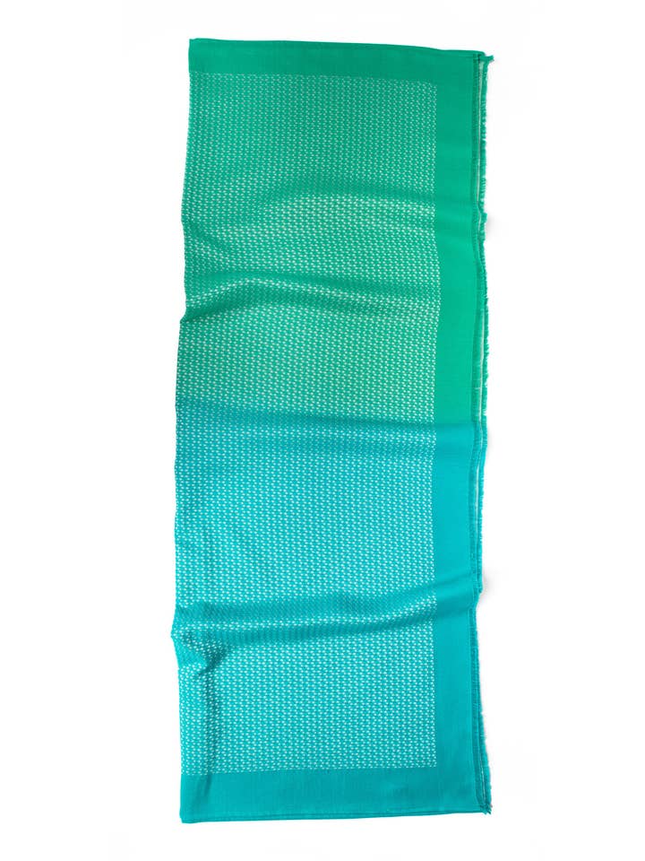 Degradè honeycomb beach towel in cotton and sustainable fiber for wholesale by Abstract