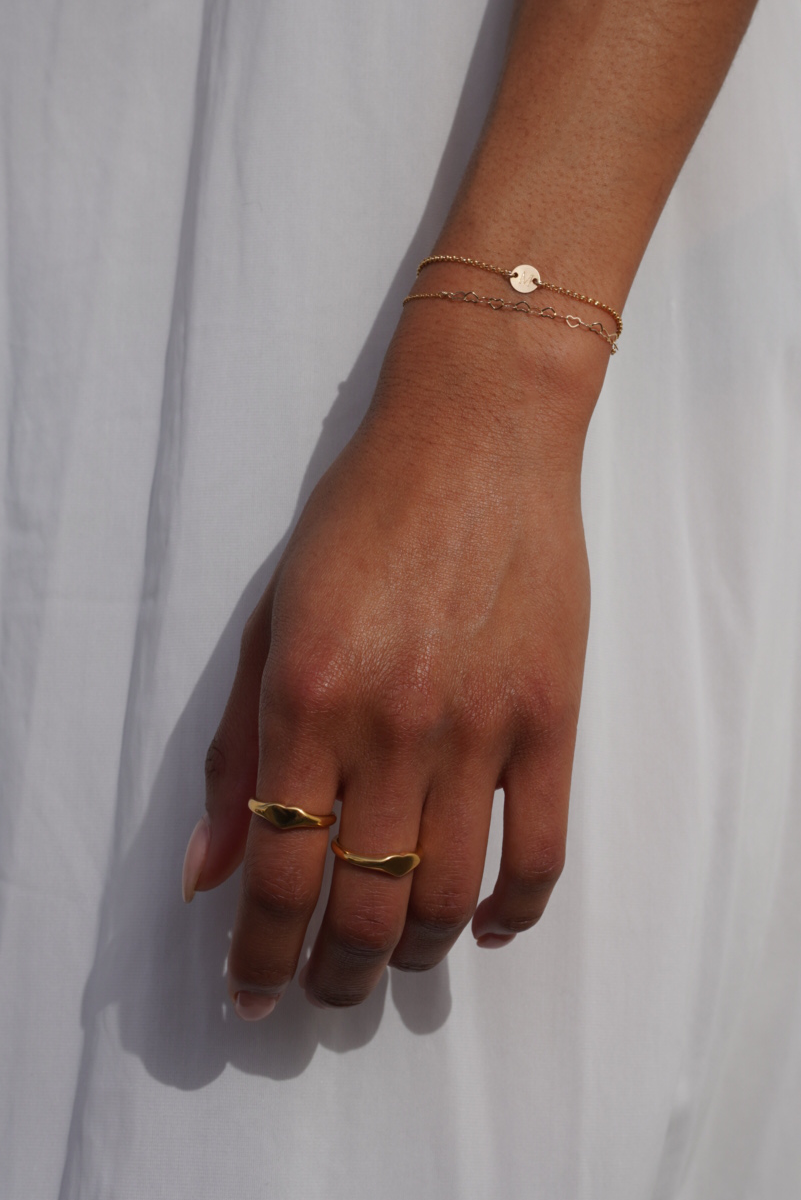 May Martin - Wholesale Link & Chain Bracelet - Heart Chain Bracelet1