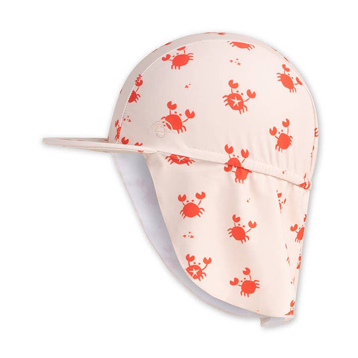 Swim Essentials | Beige/Rood UV Zonnepetje for wholesale by Swim Essentials