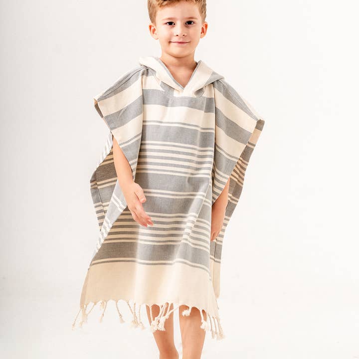 Kikoya - Wholesale Poncho Towel - Kids & Baby - Kid Hooded Poncho Surf Changing Swimming Beach Towel Toddler4