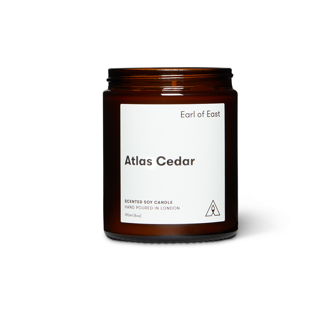 Earl of East – wholesale Jar/filled candle – Atlas Cedar | Soy Wax Candle 170ml [6oz]4