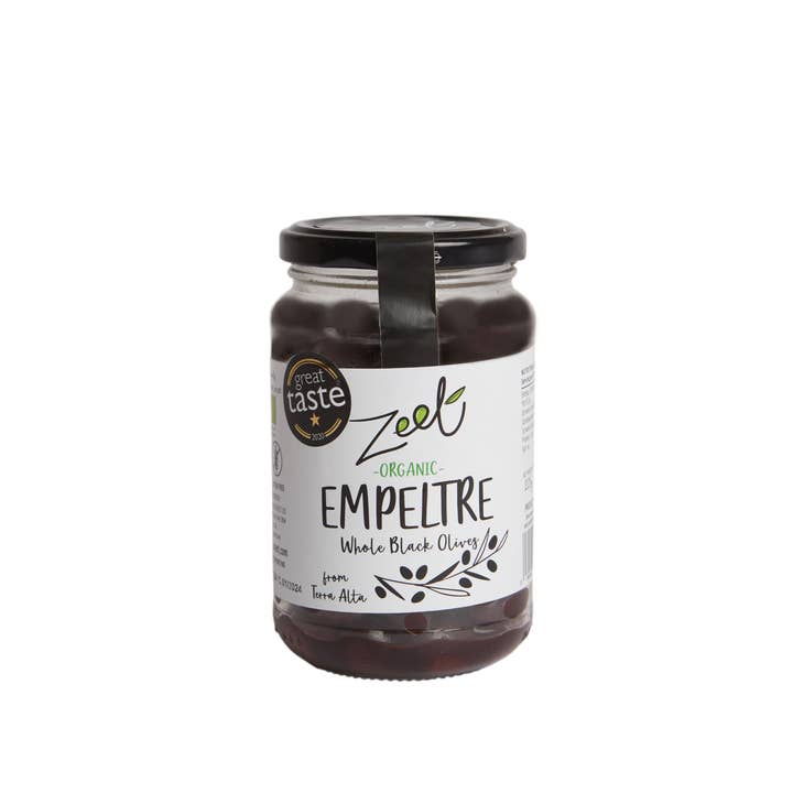 GREAT TASTE WINNER EMPELTRE  ORGANIC OLIVES 220G for wholesale by ZEET