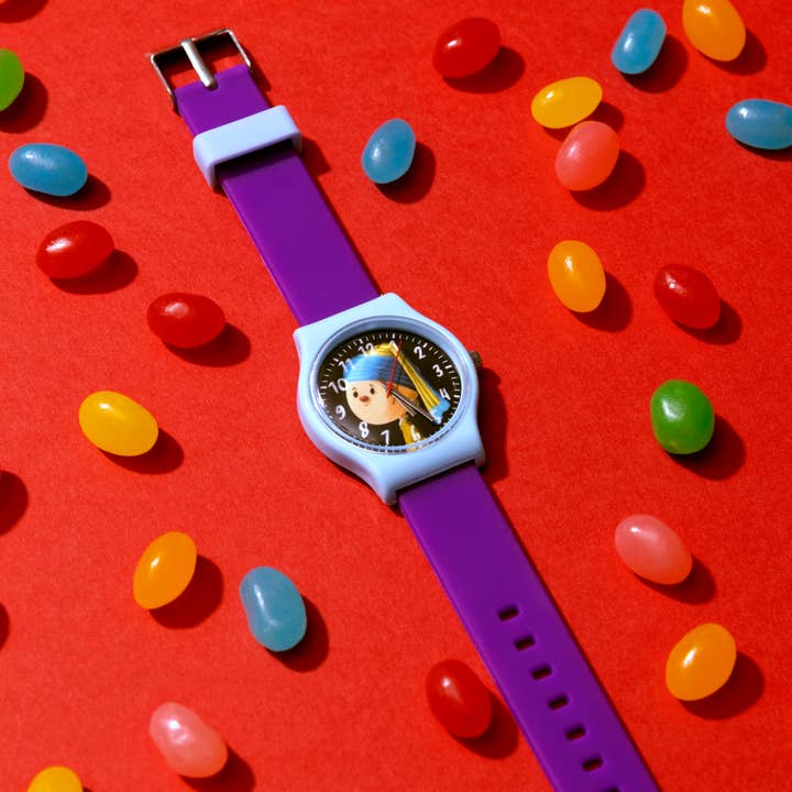 Today is Art Day – wholesale Armbandsur - Barn – Klocka - Vermeer - Flicka med pärlörhänge - Museum Kidz