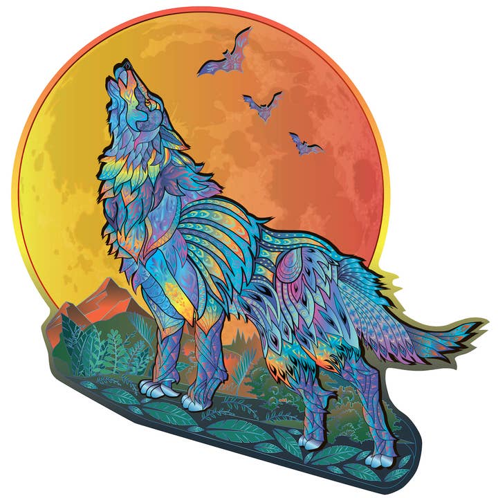 The Howler Wolf - CREATIVE PUZZLE for wholesale by HARMANDI