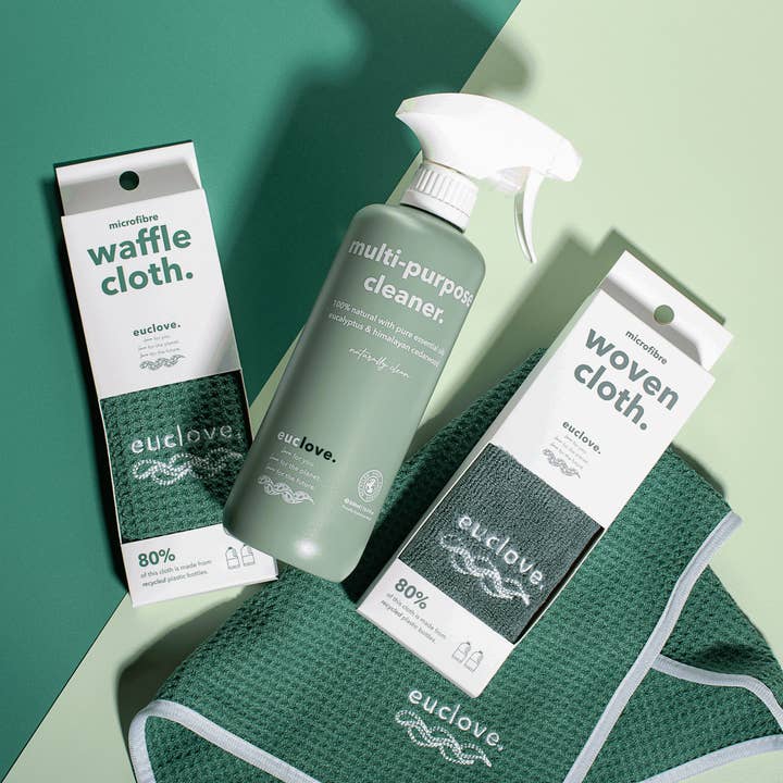 Premium Lint Free Microfibre Cloth for wholesale by Euclove - Naturally Clean