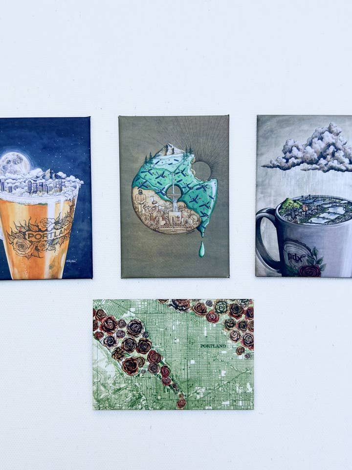 Portland Magnets for wholesale by Final Switchback by Katie Jeanne Reim