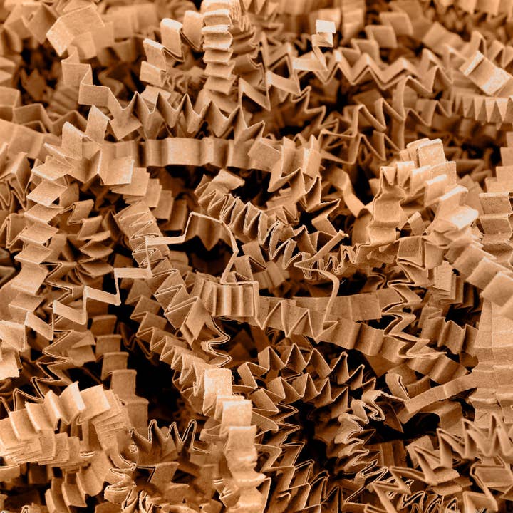 Gadsby β wholesale Craft supplies β Manilla Crinkle Cut Shredded Paper 5kg - FSC - Void Fill