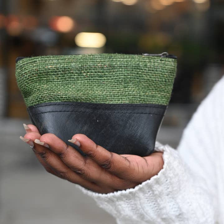 Women of the Cloud Forest - Wholesale Pouch - Unisex - Vegan Recycled Inner Tube and Hemp Pouch