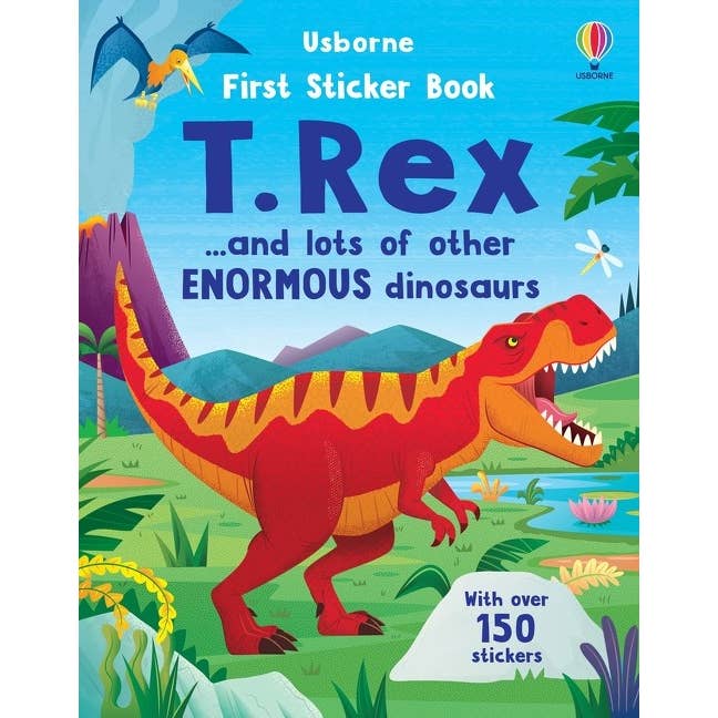 First Sticker Book T. Rex : Usborne for wholesale by HarperCollins