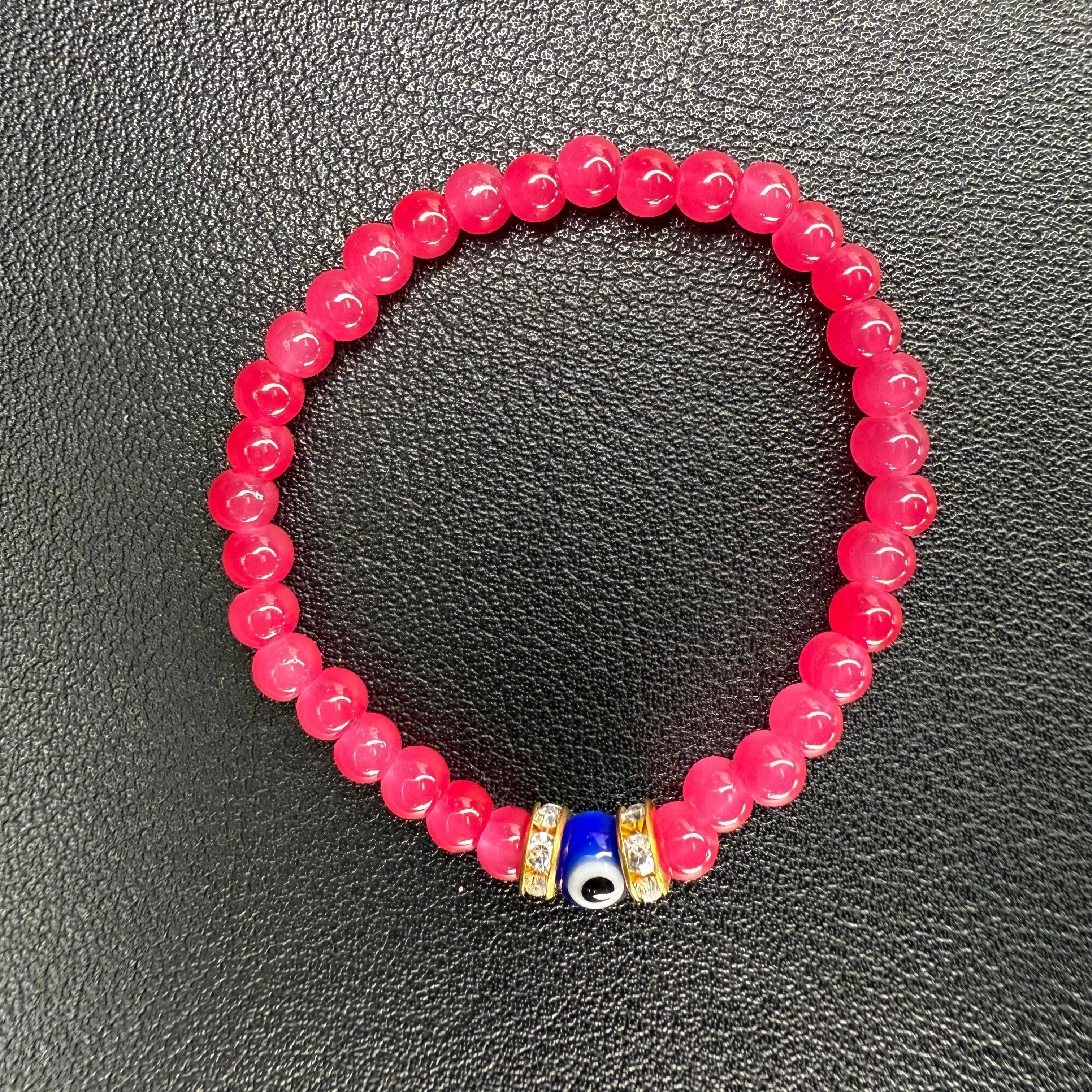 Loli - Vente Bracelet de perles – enfant - Bracelet Élastique pour Enfants avec Perles Œil Maléfique - Pack Simple & Packs Mixtes3