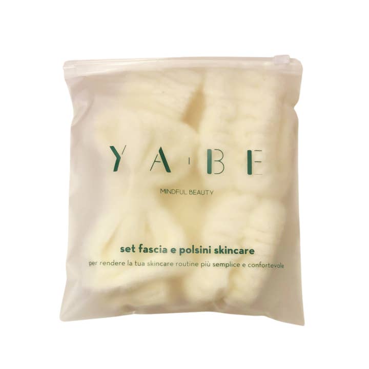 YA.BE - Wholesale Facial Cleanser - Skincare set fascia e polsini1