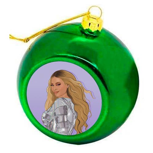 ART WOW - Wholesale Ornament - Christmas Baubles 'Renaissance Beyoncé'