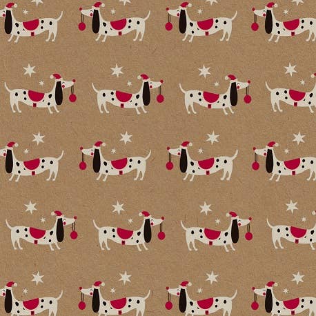The Unique Paper Company – wholesale Flat wrap – Jolly Festive Christmas FSC™ recycled Wrapping Paper0