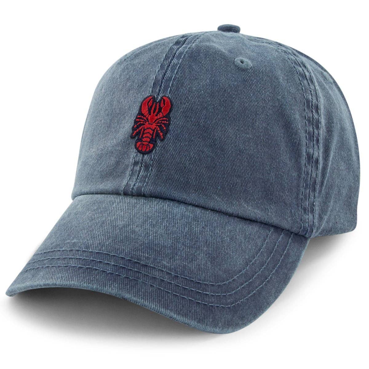 Chowdaheadz - Wholesale Baseball Cap - Unisex - Mini Lobster Washed Dad Hat0