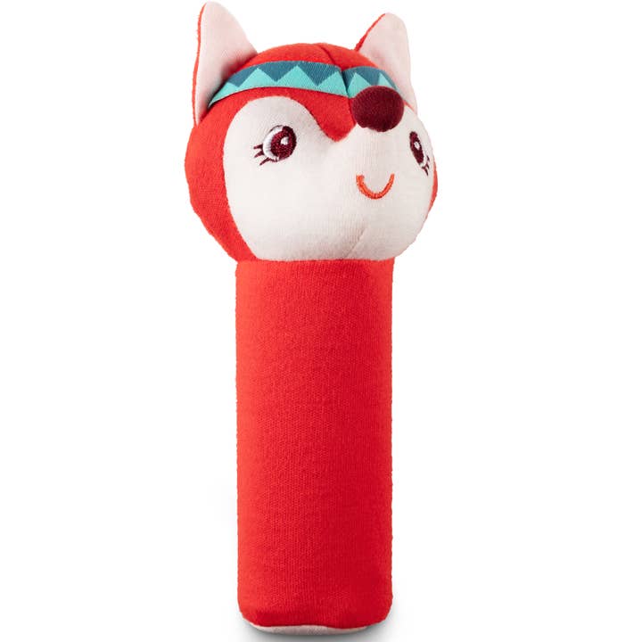Alice The Fox | Eco-friendly Plush Squeaker | Baby Toy for wholesale by Janod