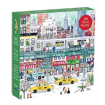 Chronicle Books - Wholesale Puzzle - Adult - Michael Storrings New York City Subway 500 Piece Puzzle