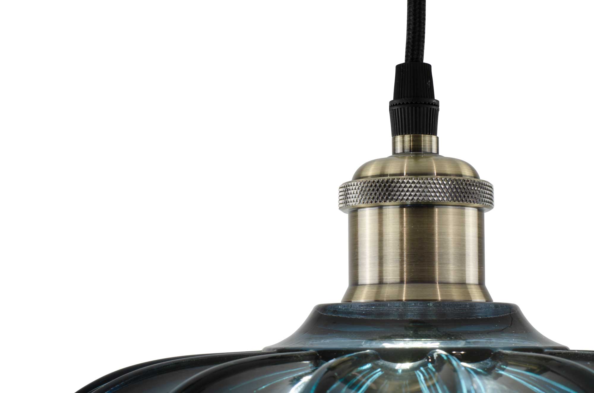 C-Création - Wholesale Chandelier/Hanging Light - Retro-style colored glass pendant Petal23