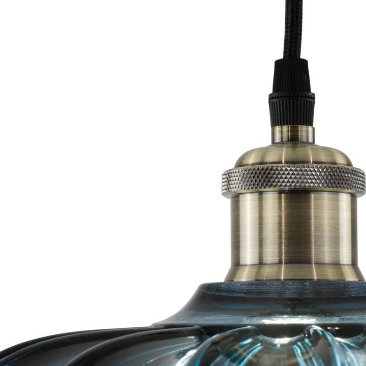 C-Création - Wholesale Chandelier/Hanging Light - Retro-style colored glass pendant Petal23