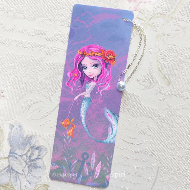 Julia Spiri - Wholesale Bookmark - Marcador para libros. Sirena de fantasía2