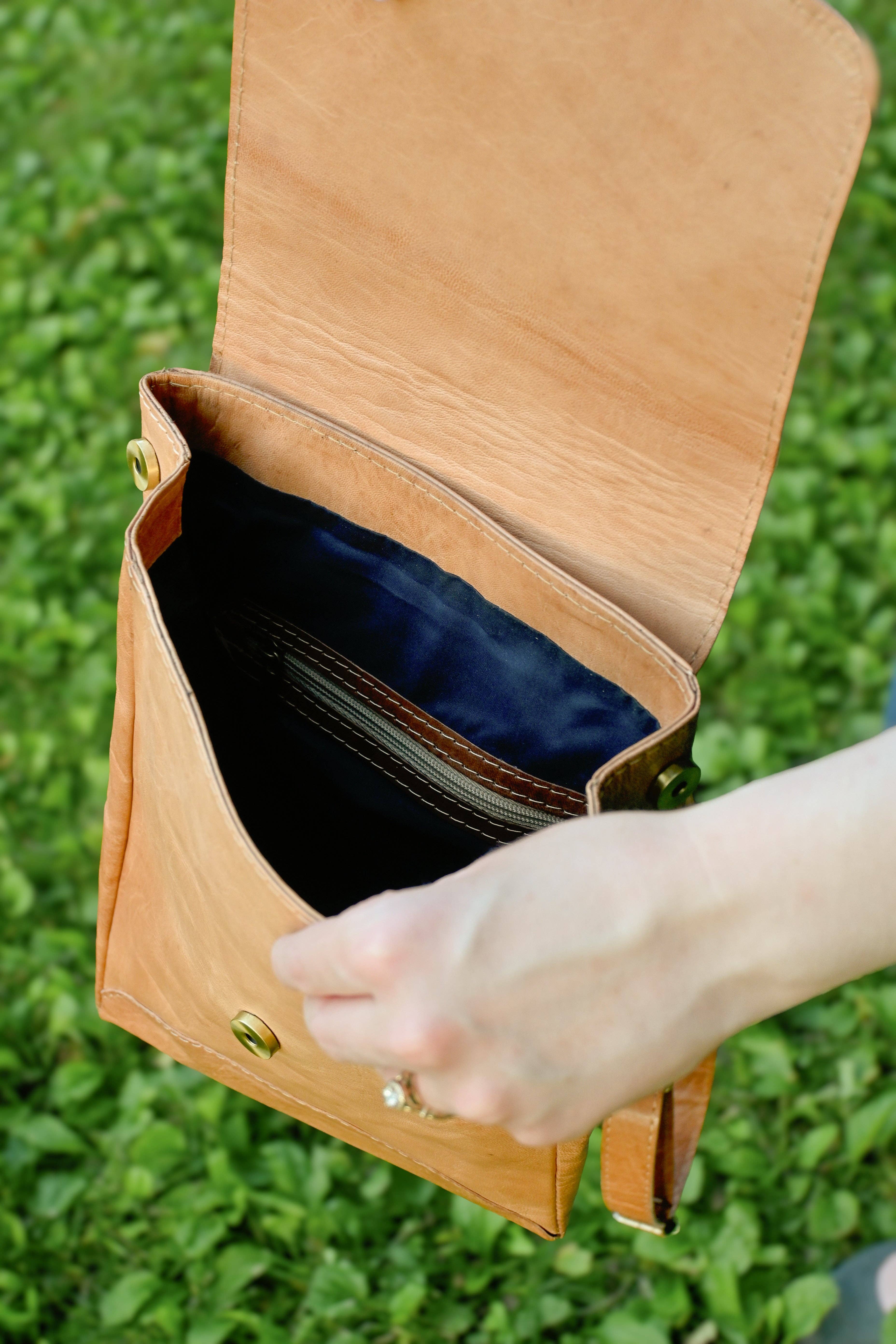 Jubilee Trading Co.  |  Ethical Trade Decor + Accessories - Wholesale Backpack - Women's - Rosa Backpack - Leather Backpack Purse8