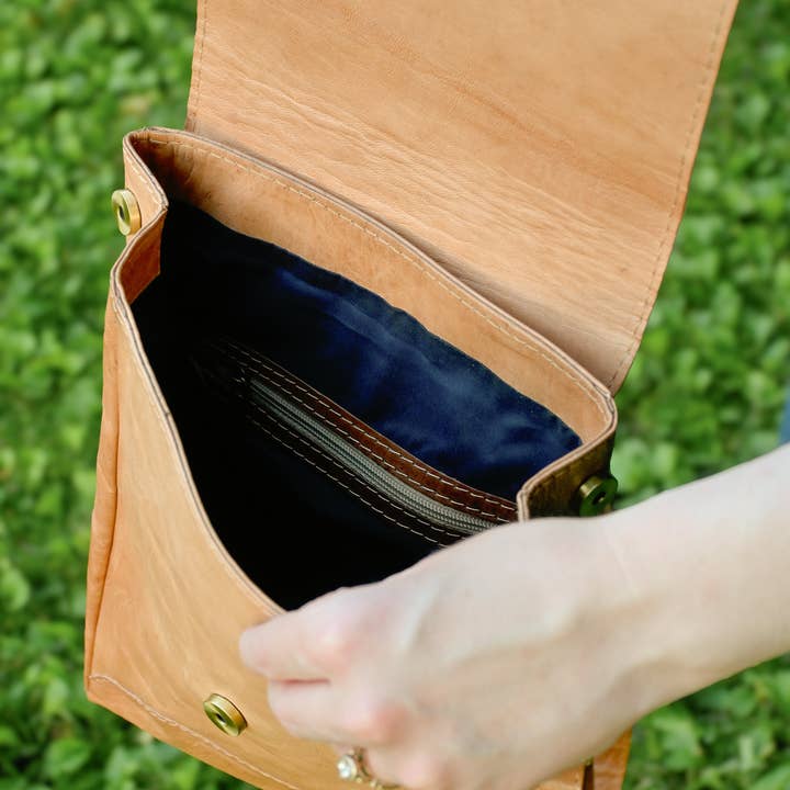 Jubilee Trading Co. | Ethical Trade Decor + Accessories - Wholesale Backpack - Women's - Rosa Backpack - Leather Backpack Purse8