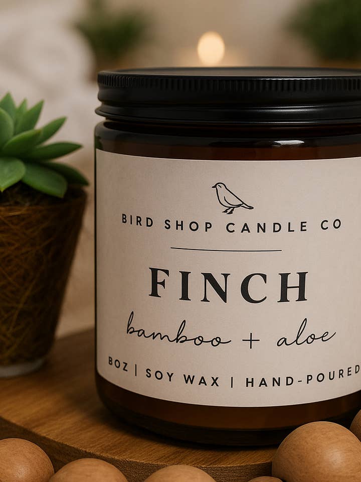 Finch  for wholesale by Bird Shop Candle Co