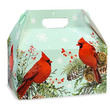 Nashville Wraps - Wholesale Gift Box - Christmas Print Gable Boxes