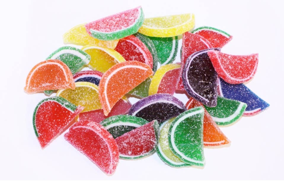 O'Shea's Candies Sweet Shop - Wholesale Gummy - Boston Fruit Slice 🍒 🍊 16 CT Layered Gift Box2