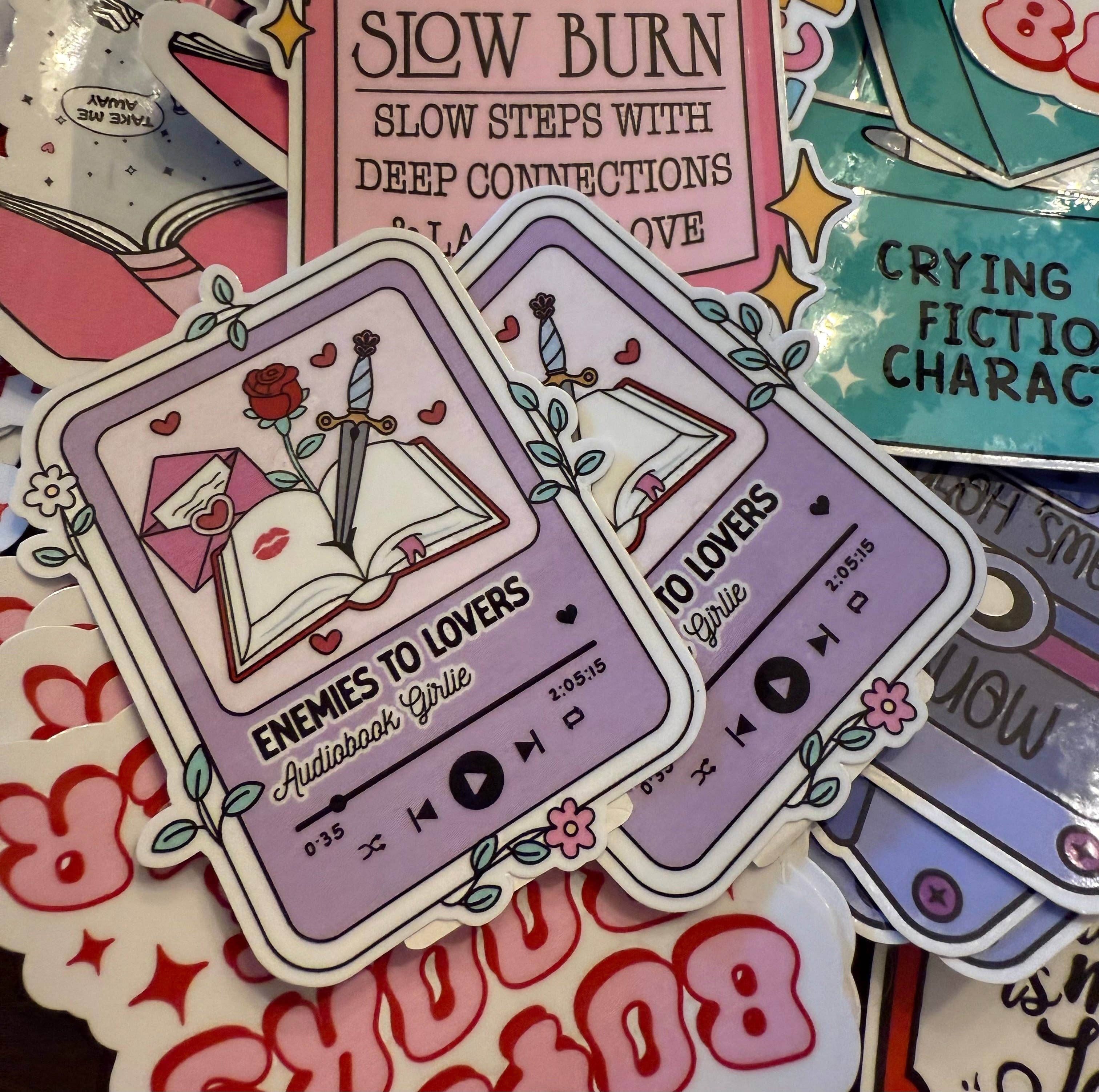 Scents, Stories, and Surprises - Wholesale Sticker - Audiobook Trope Sticker3