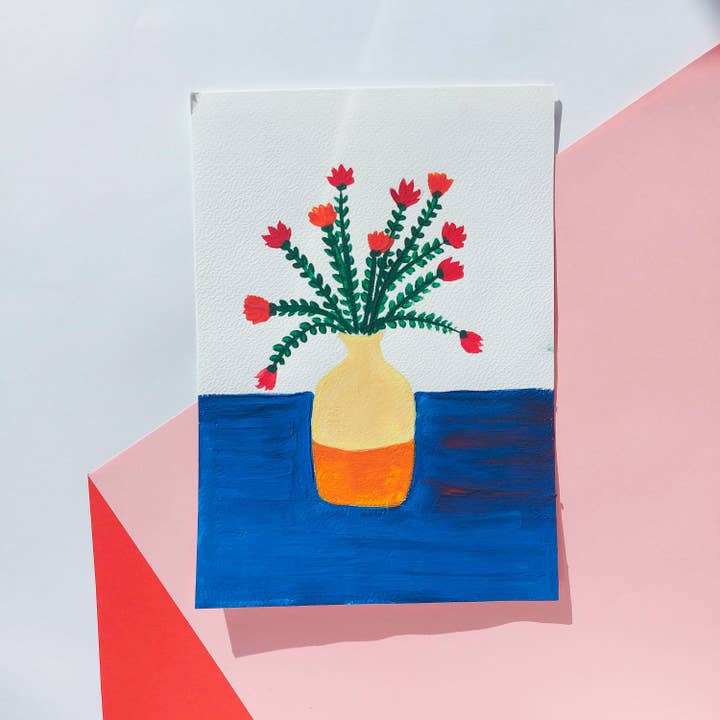 Handmade drawing gouache A5 | A5 gouache drawing hand made for wholesale by Lemon.lemoff