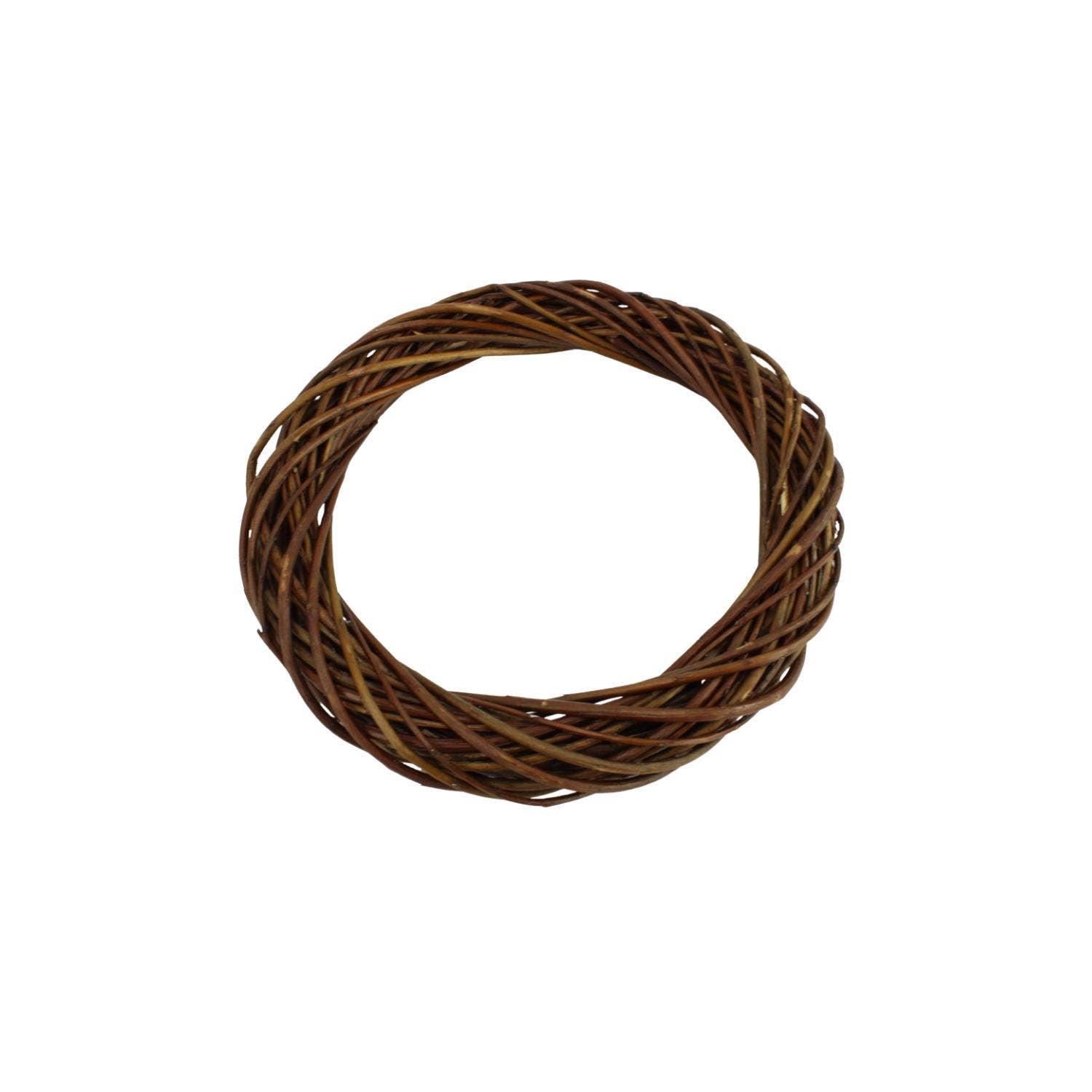 Gadsby – wholesale Wreath – 30cm Natural Willow Wreath – Rustic Round Decorative Base1