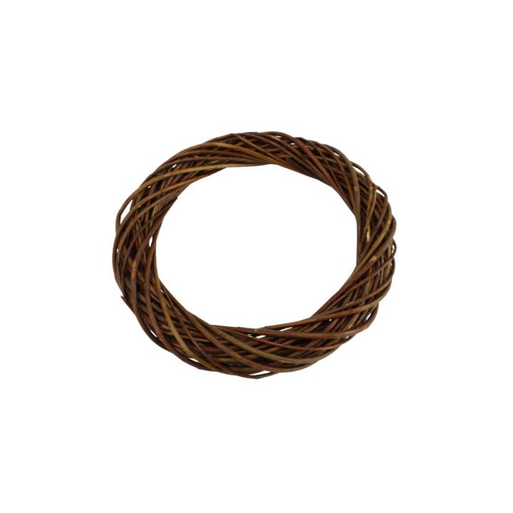 Gadsby – wholesale Wreath – 30cm Natural Willow Wreath – Rustic Round Decorative Base1