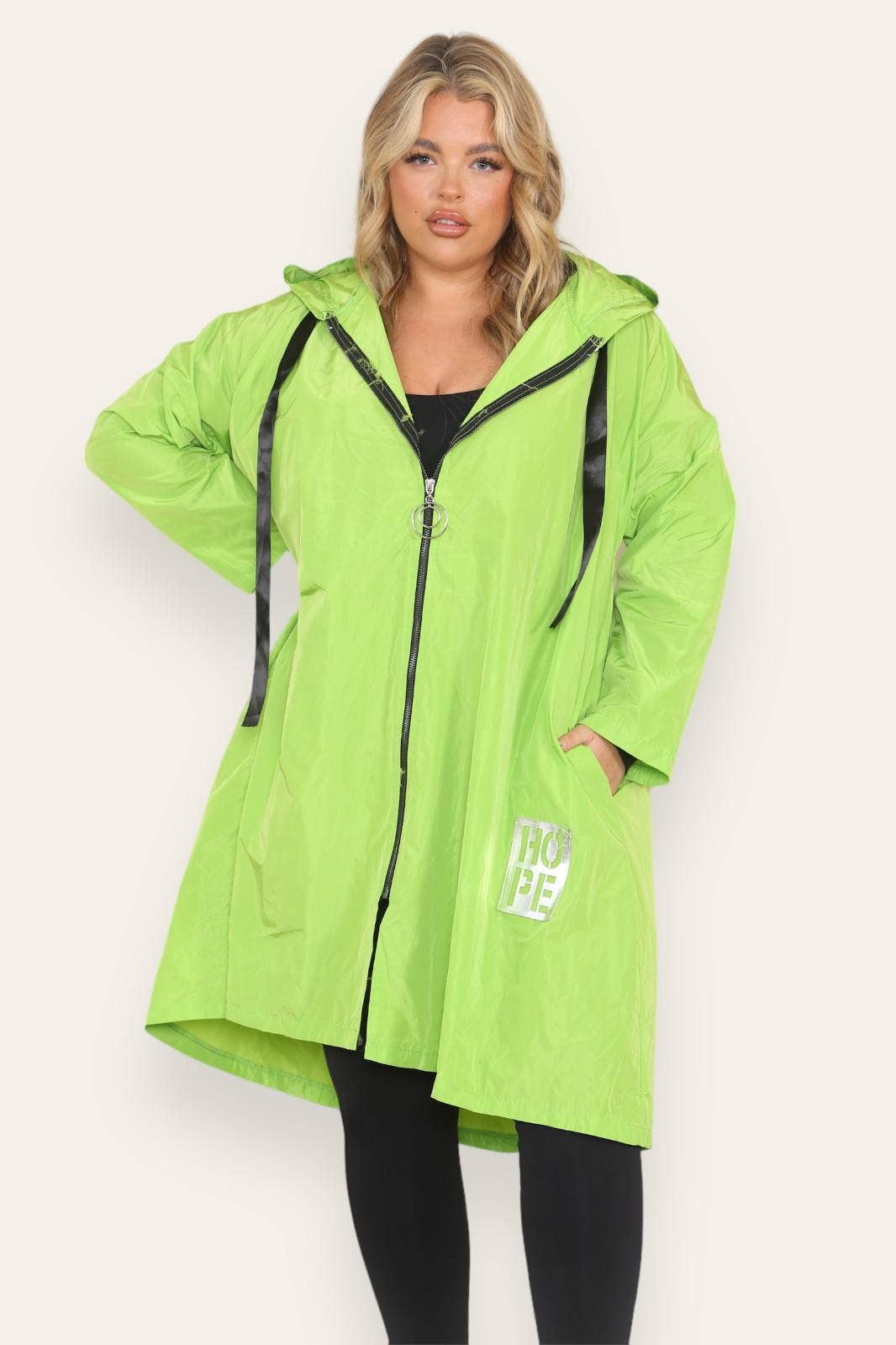 Miss Bold - Wholesale Raincoat - Women's - Oversized Hooded Rain Mac24