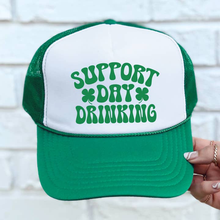 St. Patrick's Day Trucker Hat, Lucky Hat, Trucker Hats for wholesale by Bash