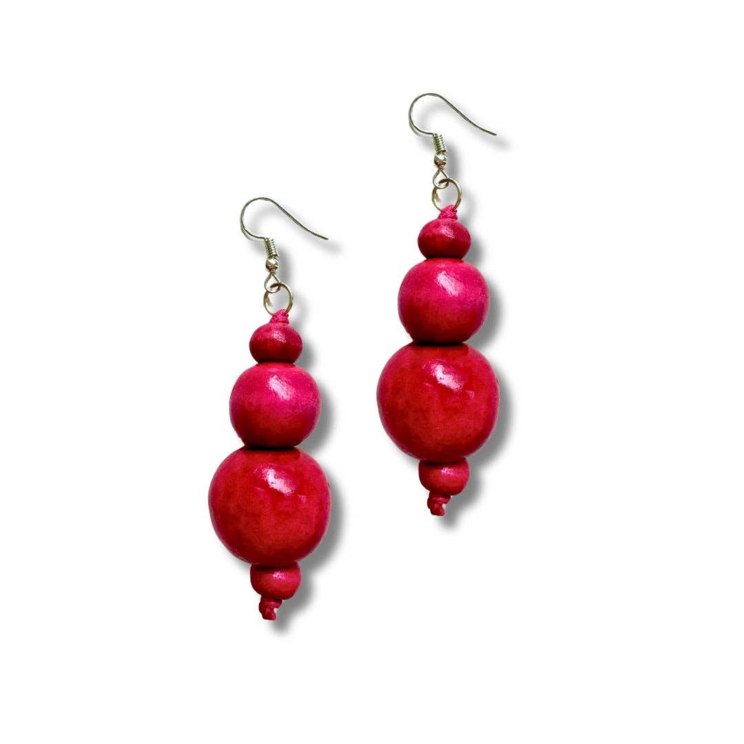 Bijondo - Vente Boucles d'oreilles pendantes - Boucles d'oreilles en bois Bonnie8