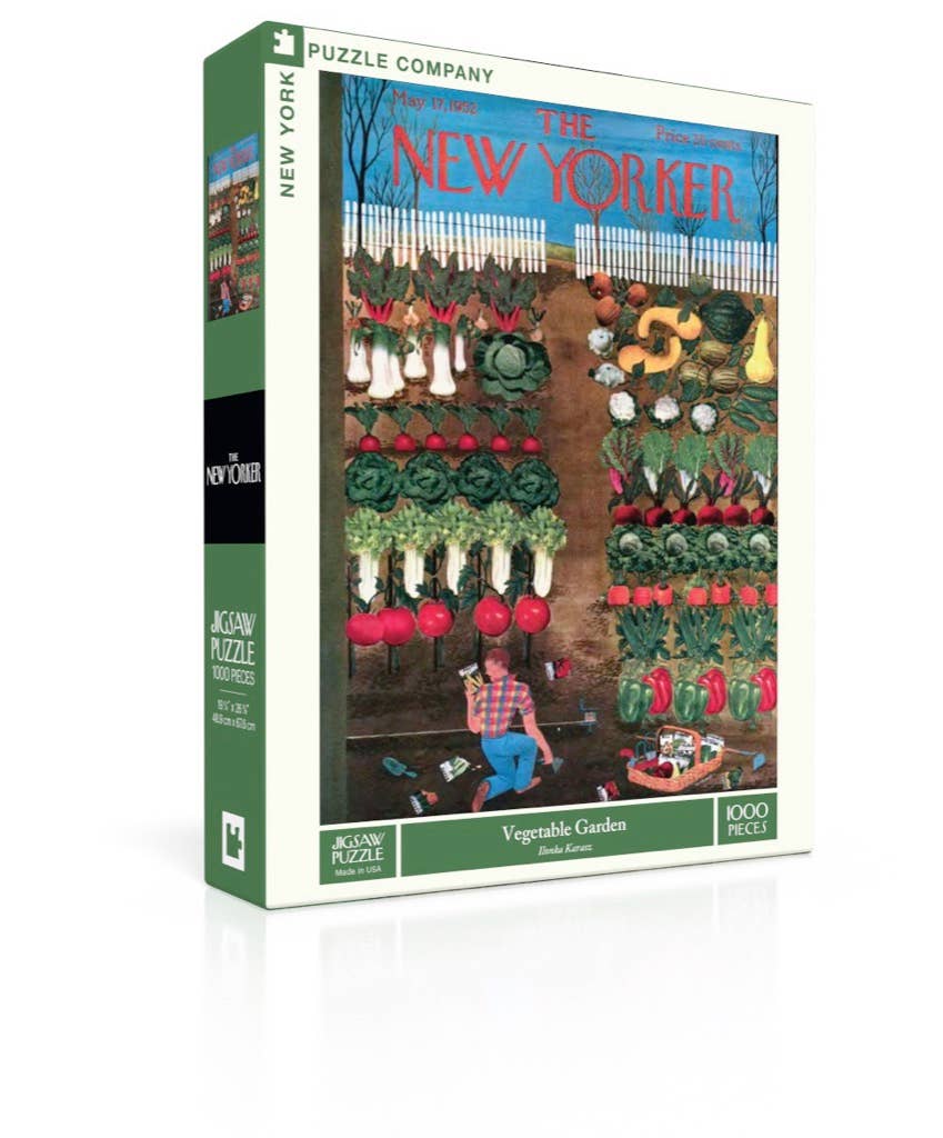 New York Puzzle Company - Wholesale Puzzle - Adult - Vegetable Garden - 1000 Piece Jigsaw Puzzle0