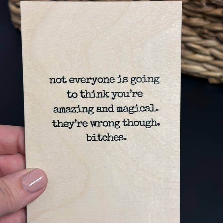 Not everyone will think you are amazing Greeting Card for wholesale by Teele and Co.
