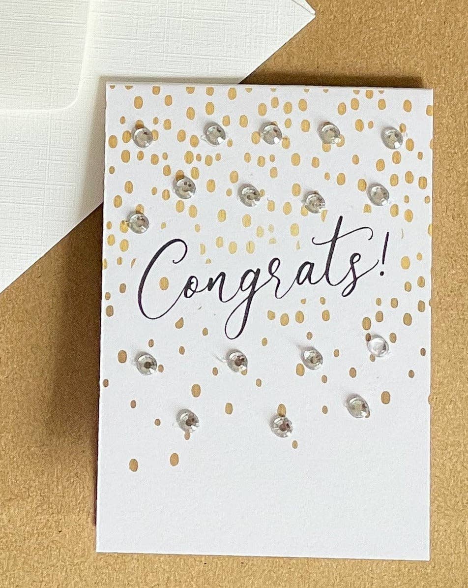 Russell Jeffery Design by Off By Heart Design - Wholesale Congratulations Card - Mini Congrats Greeting Card1