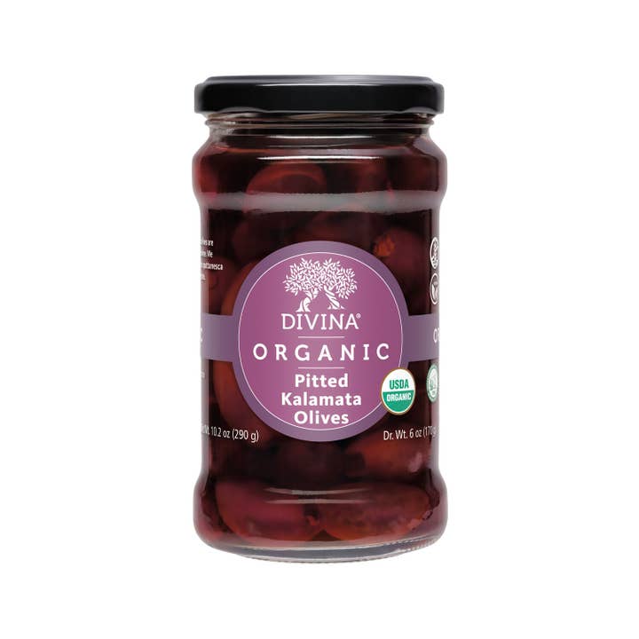 Divina - Wholesale Olives - Organic Pitted Kalamata Olives