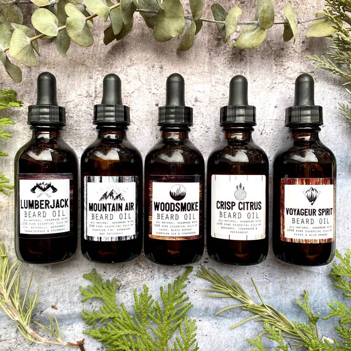 Botanical Beard Oils for Men with All-Natural Essential Oils for wholesale by Ritual:Wild