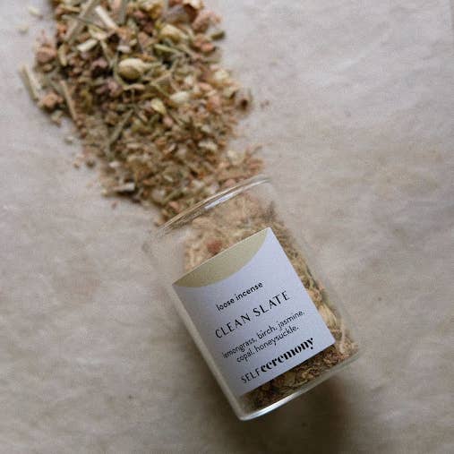 Clean Slate / loose incense blend for wholesale by Self Ceremony