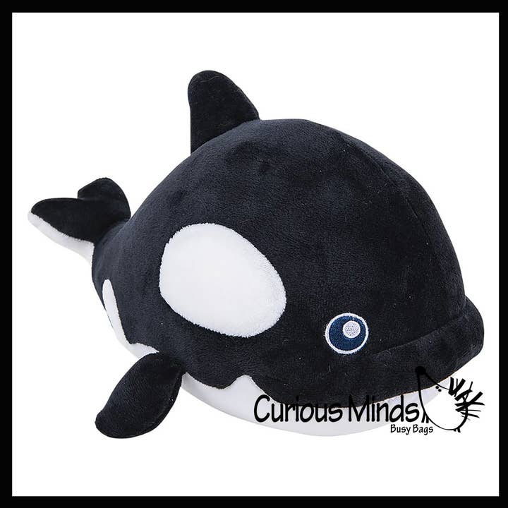 Curious Minds Toys - Wholesale Stuffed/Plush Toy - Kids & Baby - 1 Plush Orca Killer Whale Stuffed Animal Toy - Soft Squishy4