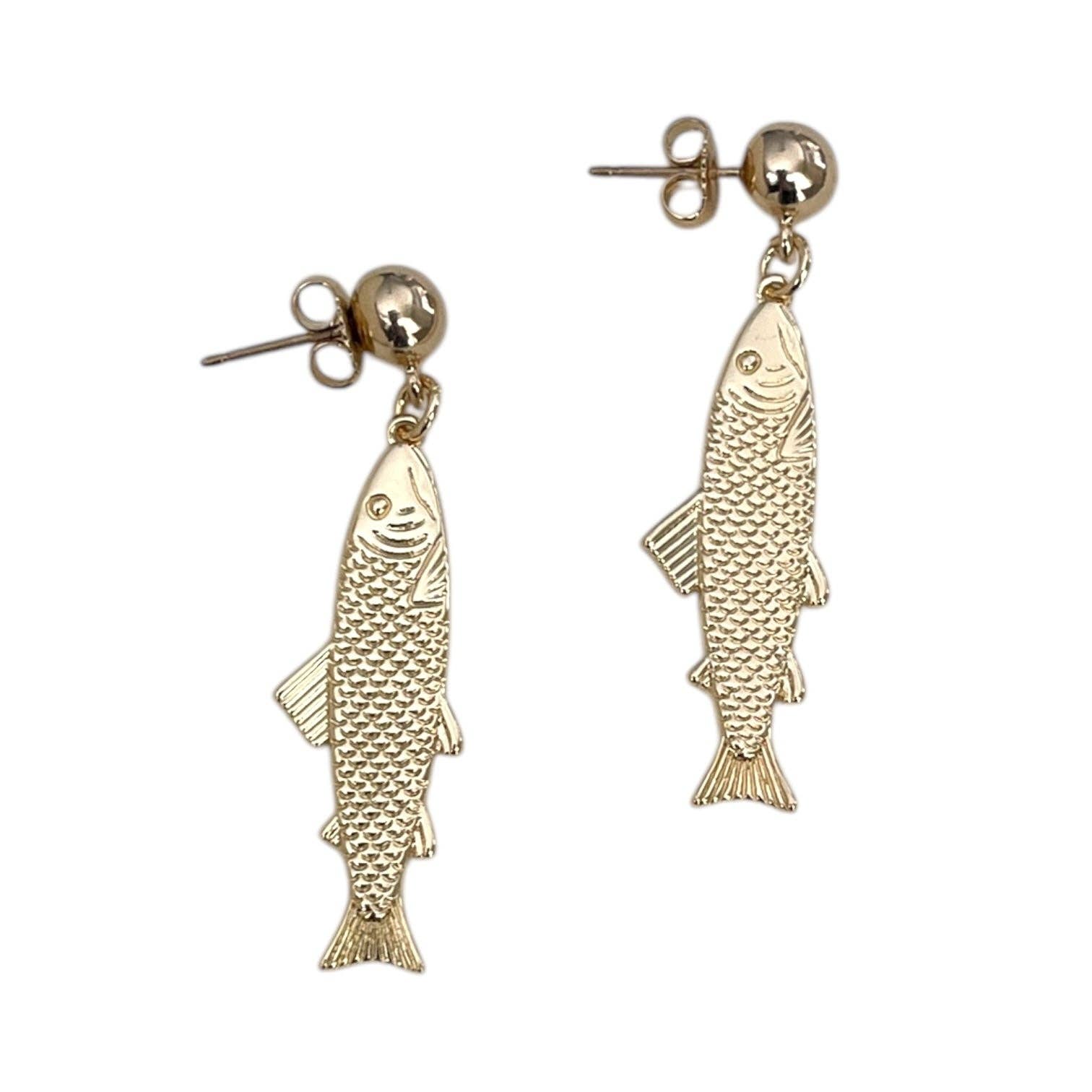 The Sage Vintage - Wholesale Dangle Earrings - Trout Earrings0