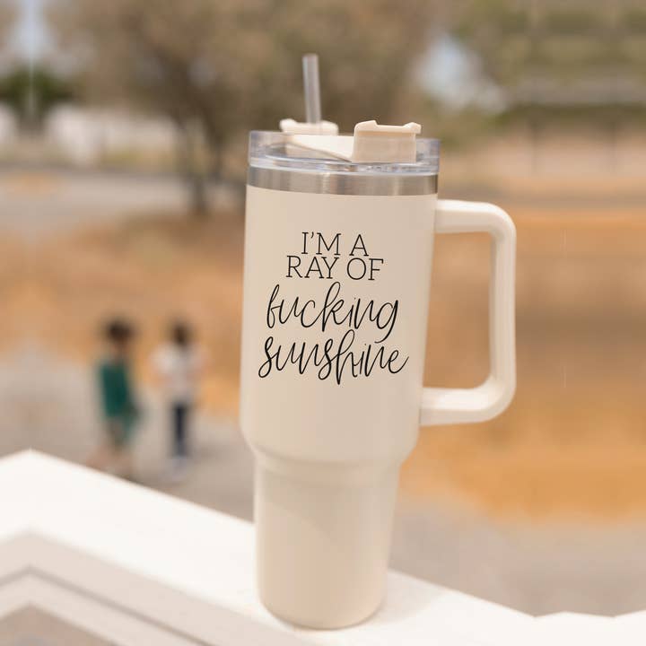 Gia Roma - Wholesale Insulated Mug/Tumbler - Fall 40oz Tumblers with Lid & Straw, Autumn Drinkware Mugs105